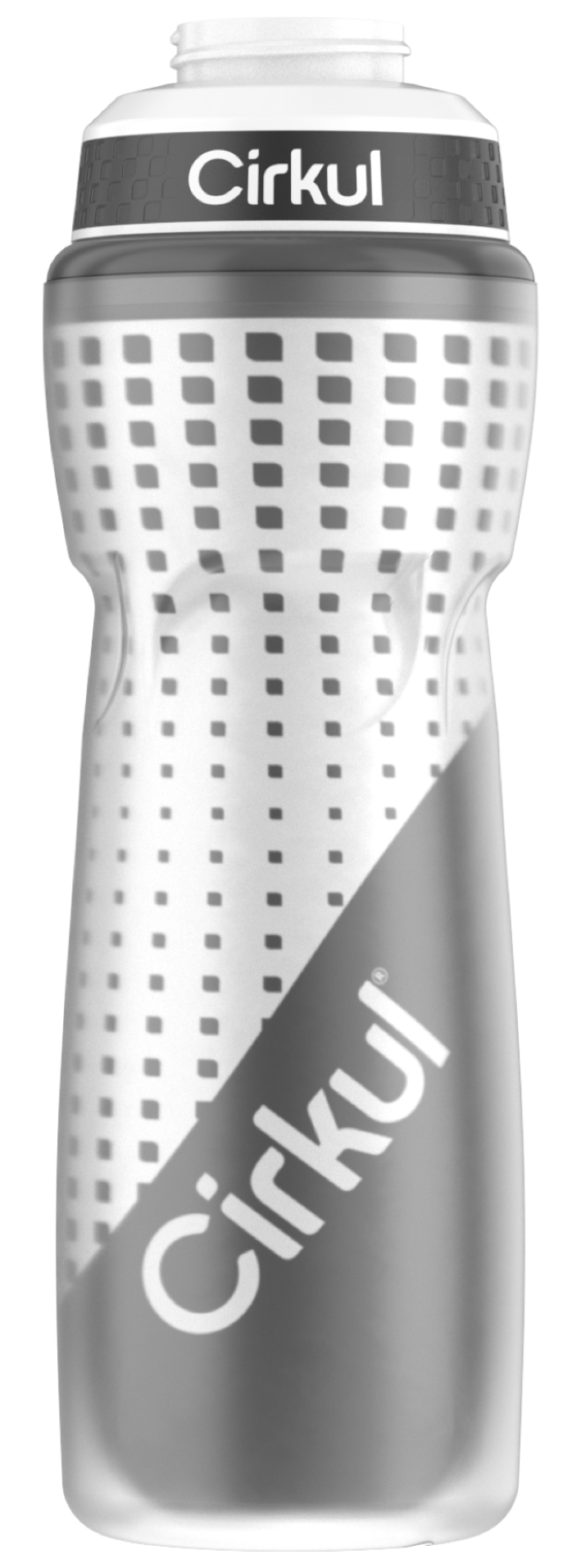 22oz. Insulated Squeeze Plastic Bottle & Sport Lid D9LY2T